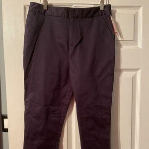 NWT Navy Ankle Pants, L